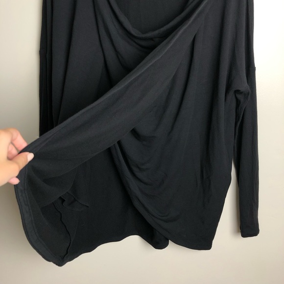 ATHLETA Purana Wrap Black Sweatshirt - Picture 6 of 11